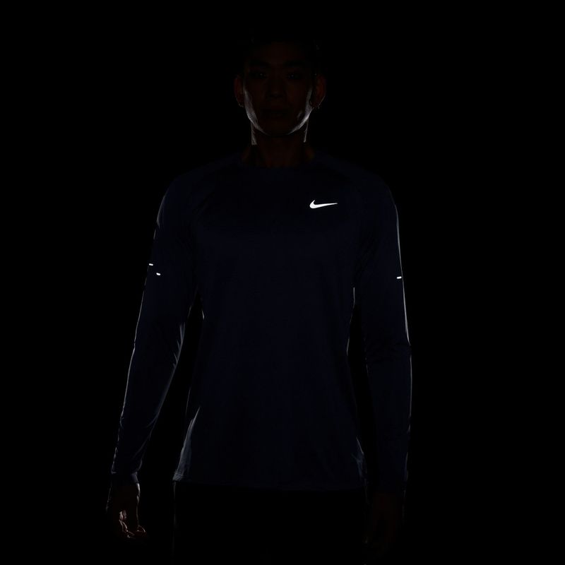 Férfi futó hosszú ujjú póló Nike Stride Dri-Fit ADV Midnight Navy 8