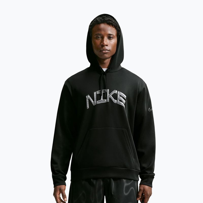Férfi edzőpulóver Nike Dri-FIT UV Pullover Hoodie black/white
