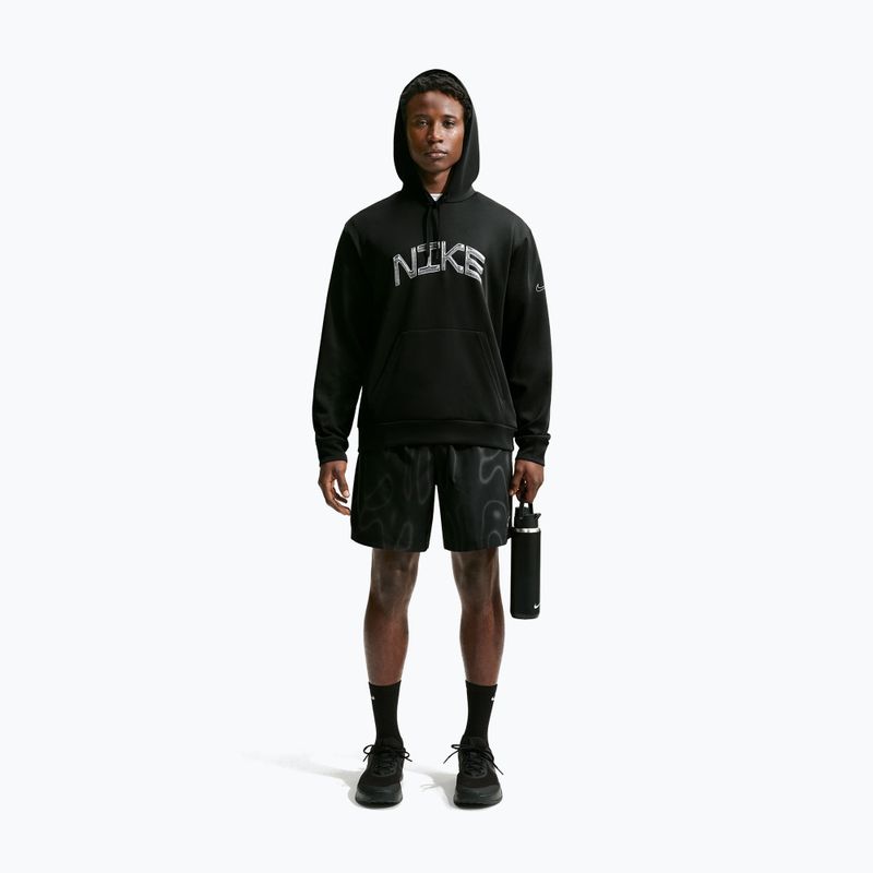 Férfi edzőpulóver Nike Dri-FIT UV Pullover Hoodie black/white 7