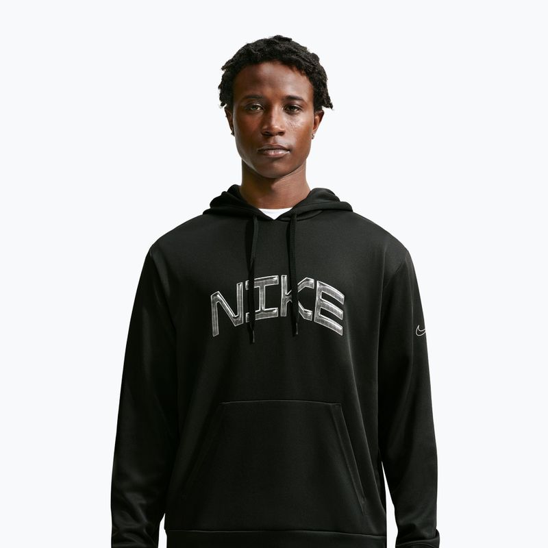 Férfi edzőpulóver Nike Dri-FIT UV Pullover Hoodie black/white 3