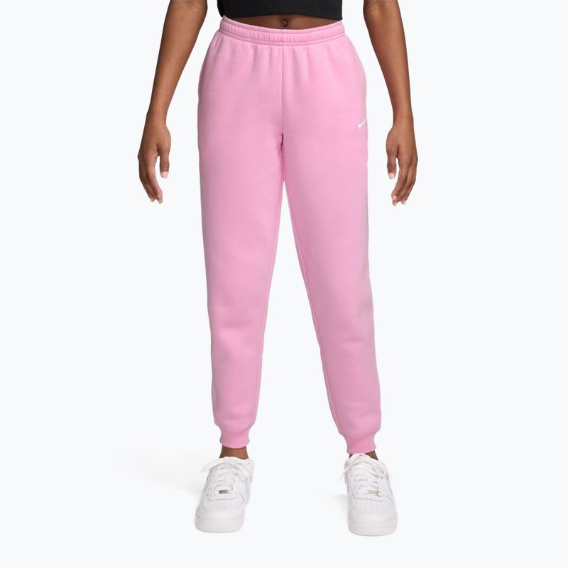 Gyerek nadrág Nike Sportswear Studio pink rise/white