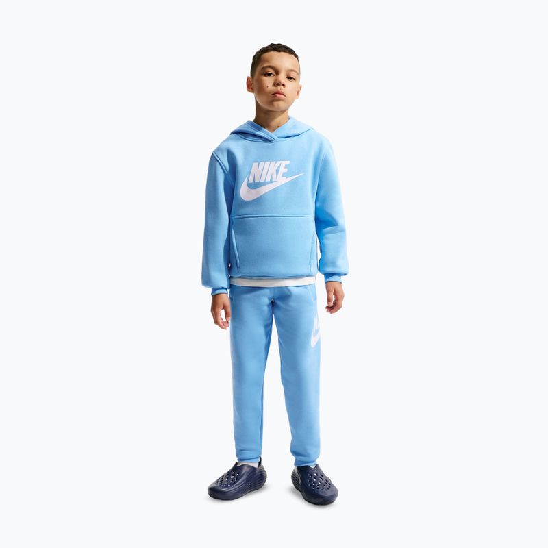 Gyerek nadrág Nike Club Fleece football blue/white 2