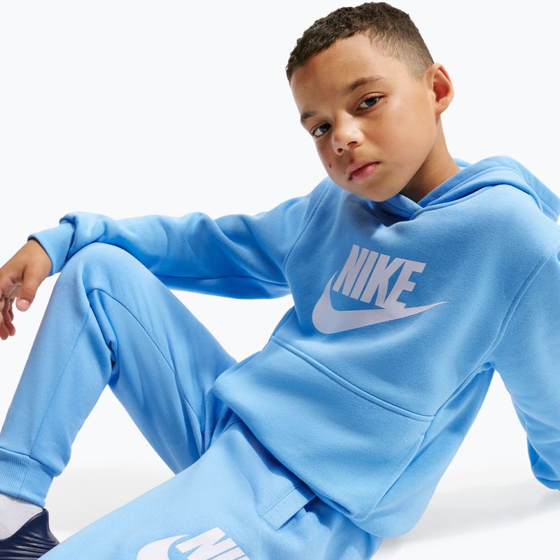 Gyerek nadrág Nike Club Fleece football blue/white 4