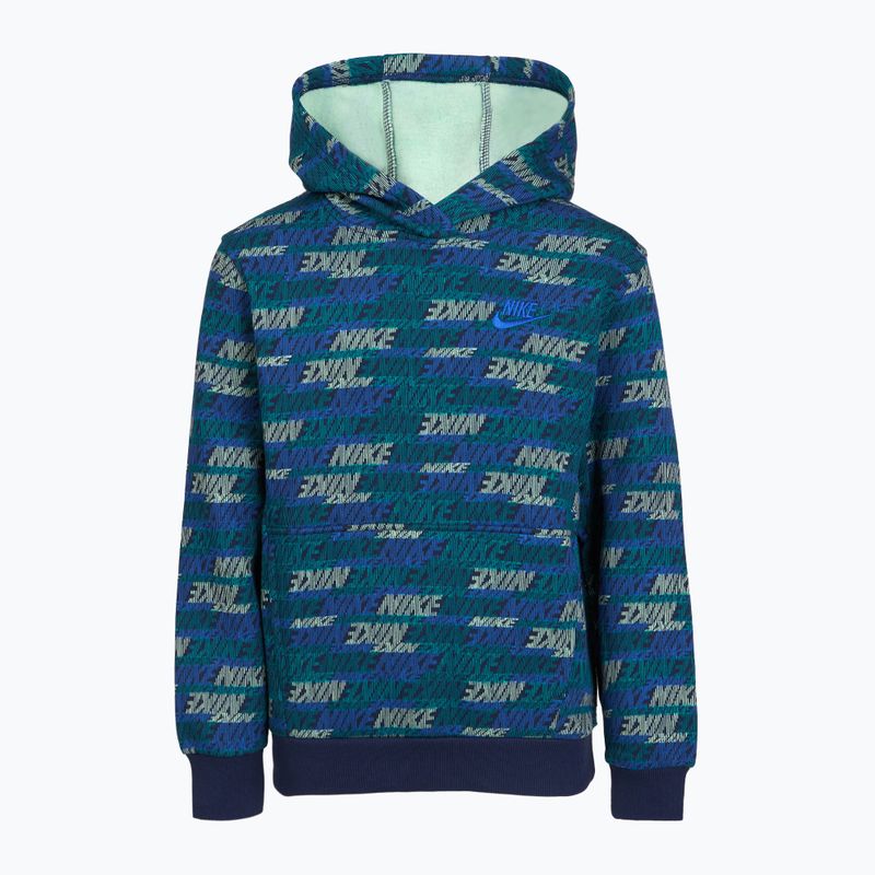 Gyerekpulóver Nike Sportswear Club Fleece bright spruce/midnight navy/game royal