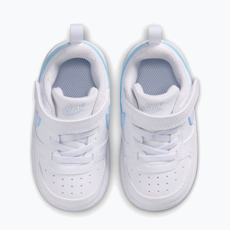 Gyermekcipő Nike Court Borough Low white/football grey/arctic green 4