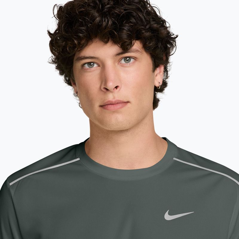 Férfi futó póló Nike Miler Dri-Fit UV camo green 3
