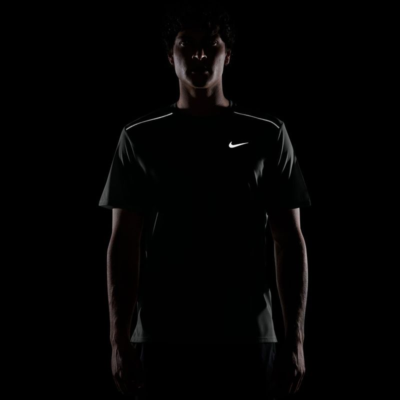 Férfi futó póló Nike Miler Dri-Fit UV camo green 4