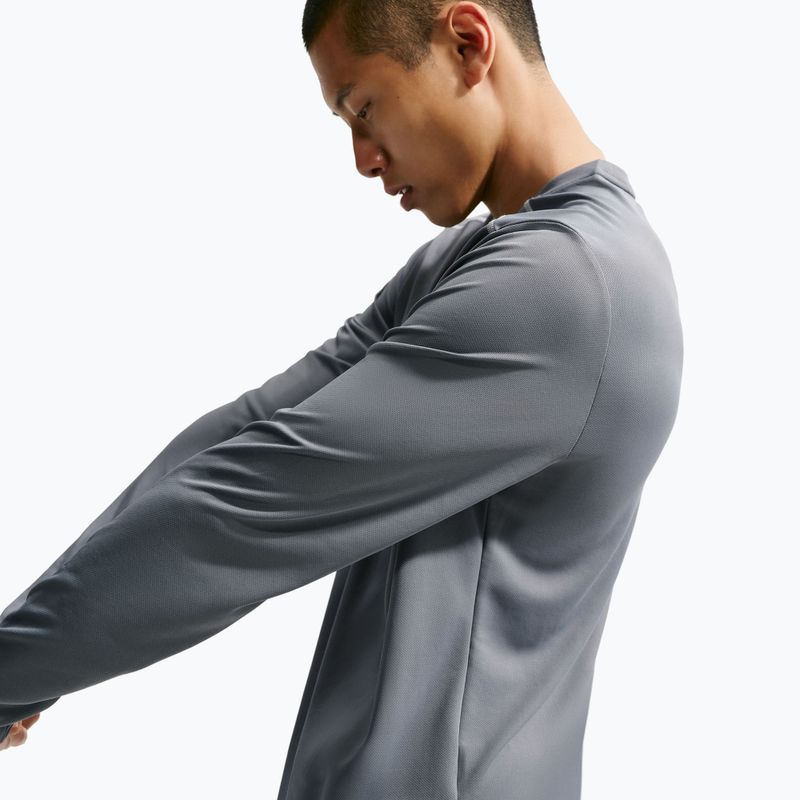 Férfi futó hosszú ujjú póló Nike Miler Dri-Fit UV smoke grey 5