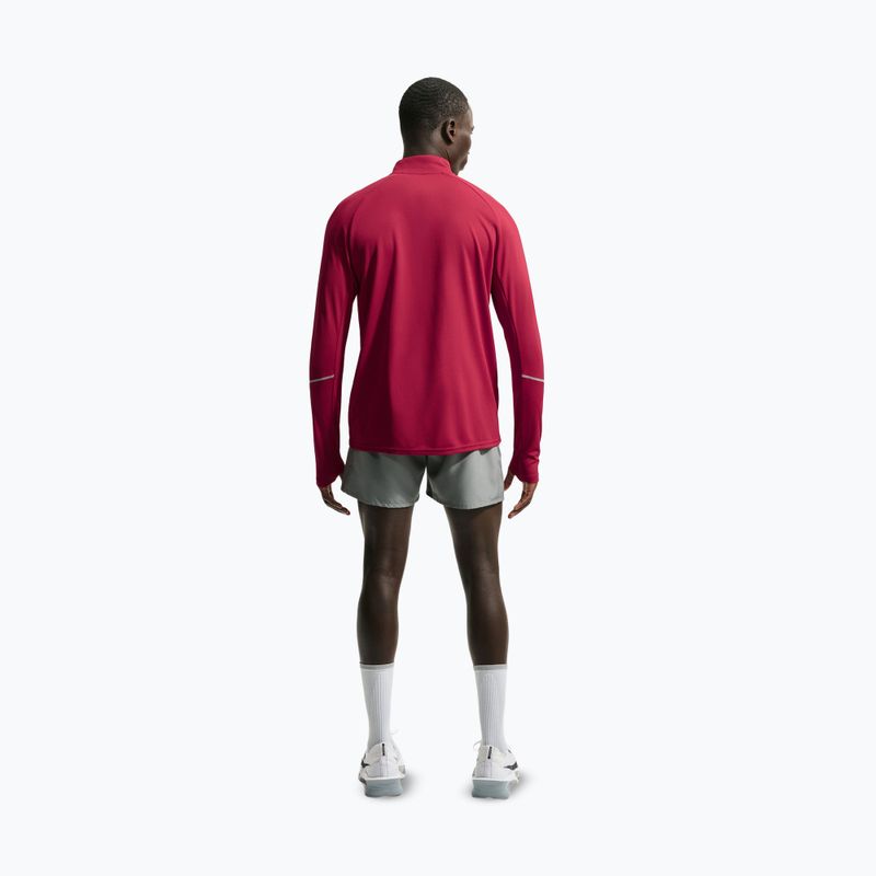 Férfi futópulóver Nike Miler Dri-Fit UV 1/2 Zip tough red 3