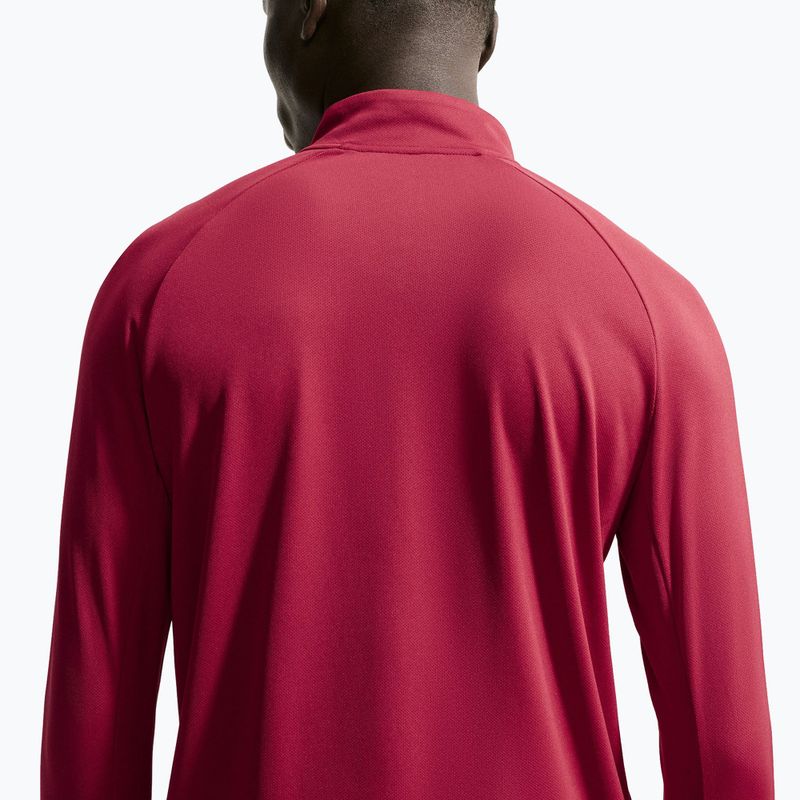 Férfi futópulóver Nike Miler Dri-Fit UV 1/2 Zip tough red 6