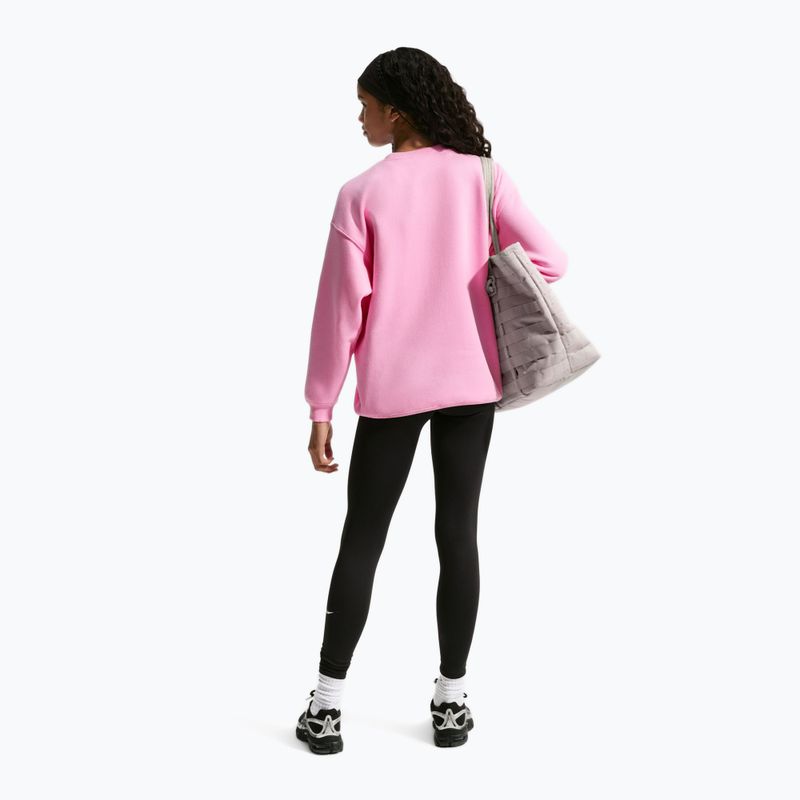 Gyerekpulóver Nike Sportswear Studio pink rise/white 3