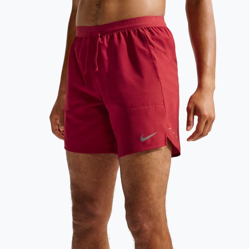 Férfi futónadrág Nike Stride Dri-Fit Brief-Lined 7" tough red 4