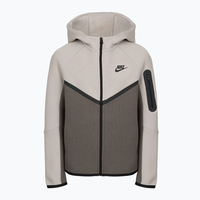 Gyerekpulóver Nike Sportswear Tech Fleece moon particle/cave stone/black/black