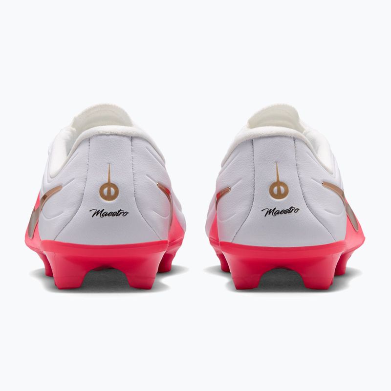 Gyermek focicipők Nike Jr. Tiempo Maestro Academy white/bright crimson/blur 2