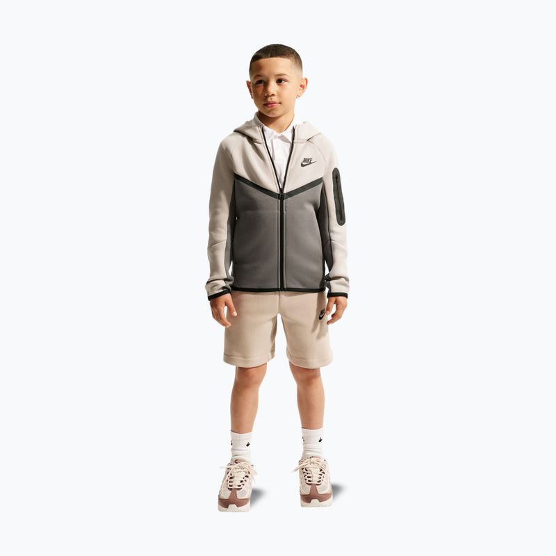 Gyerekpulóver Nike Sportswear Tech Fleece moon particle/cave stone/black/black 2