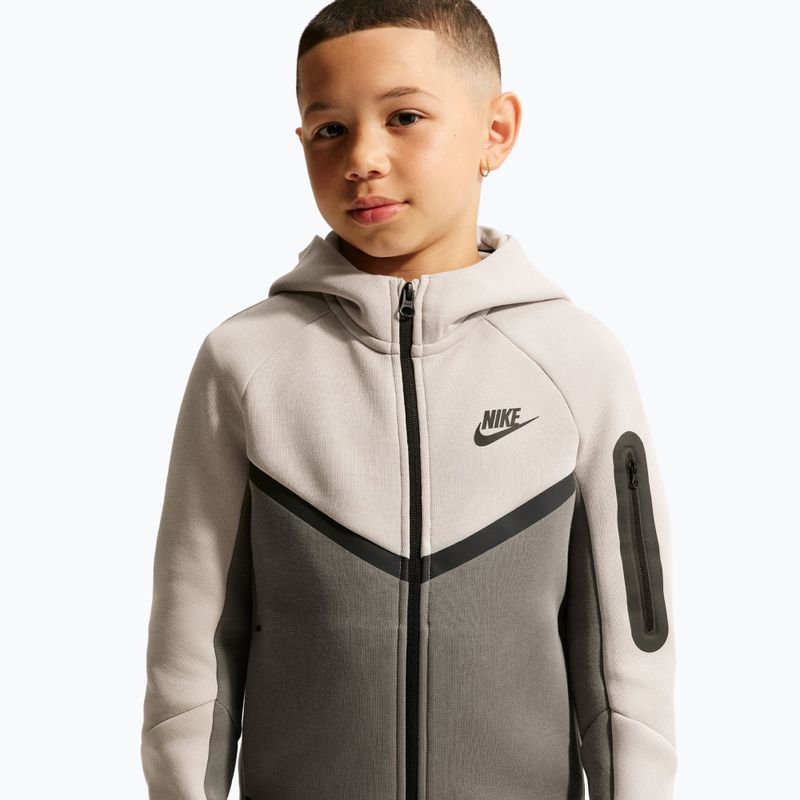 Gyerekpulóver Nike Sportswear Tech Fleece moon particle/cave stone/black/black 4