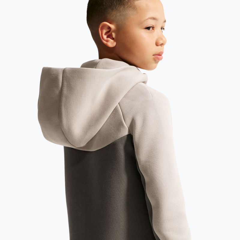 Gyerekpulóver Nike Sportswear Tech Fleece moon particle/cave stone/black/black 5