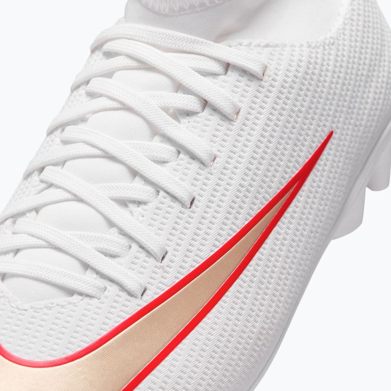 Gyermek focicipők Nike Jr. Mercurial Superfly 11 Club white/bright crimson/blur 6
