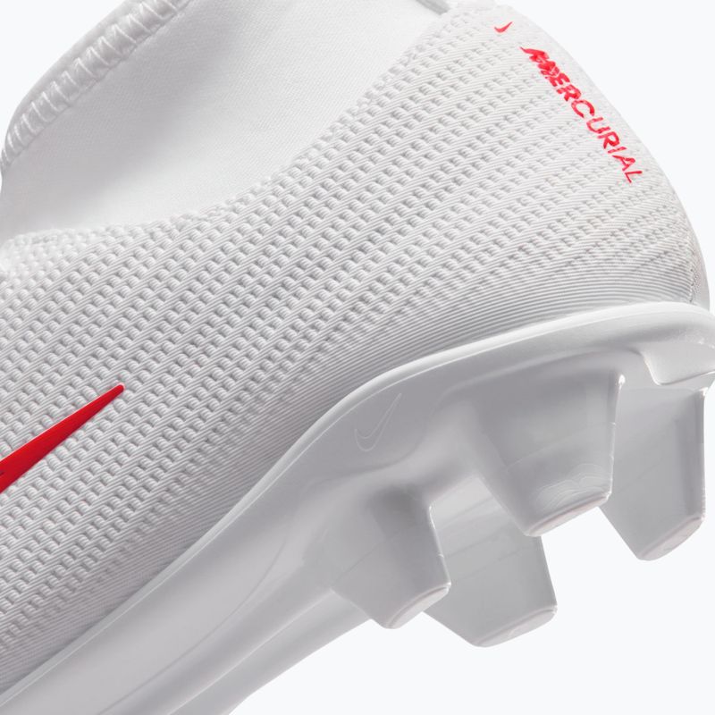 Gyermek focicipők Nike Jr. Mercurial Superfly 11 Club white/bright crimson/blur 7