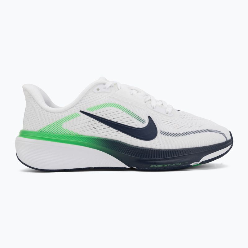 Nike Pegasus 42 futócipő fehér/zöld szikra/közép éjféli tengerészkék 2