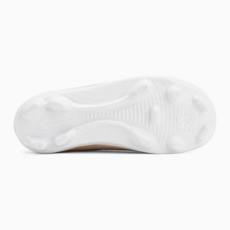 Gyermek focicipők Nike Jr. Mercurial Superfly 11 Club "Kylian Mbappé" metallic gold/green glow 4