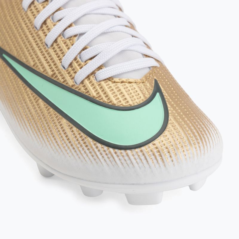Gyermek focicipők Nike Jr. Mercurial Superfly 11 Club "Kylian Mbappé" metallic gold/green glow 7