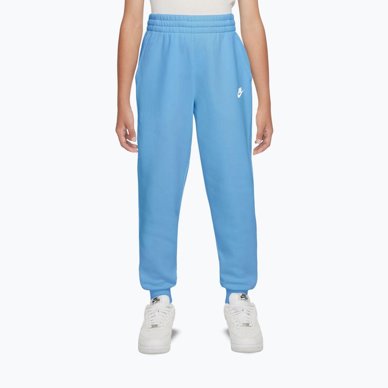 Gyerek nadrág Nike Sportswear Club Fleece football blue/white