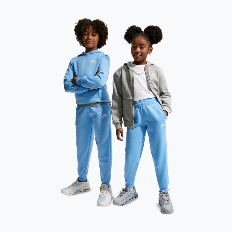 Gyerek nadrág Nike Sportswear Club Fleece football blue/white 2