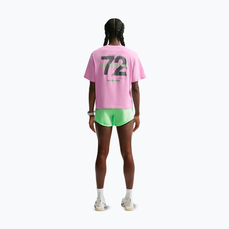 Női futó póló Nike Swift Dri-Fit pink rise/illusion green 3