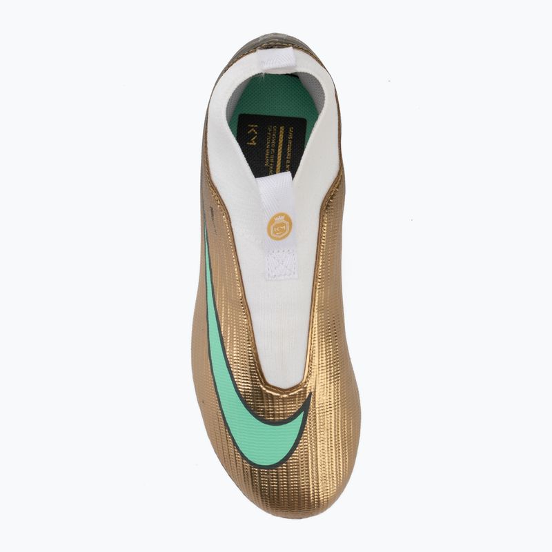 Gyermek focicipők Nike Jr. Mercurial Superfly 11 Academy "Kylian Mbappé" metallic gold/green glow 5