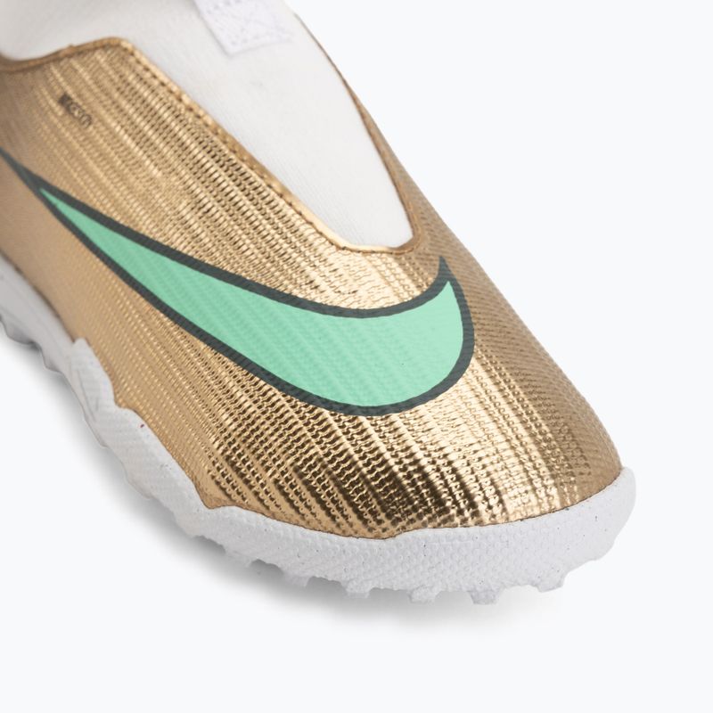 Gyermek focicipők Nike Jr. Mercurial Superfly 11 Academy "Kylian Mbappé" metallic gold/green glow 7