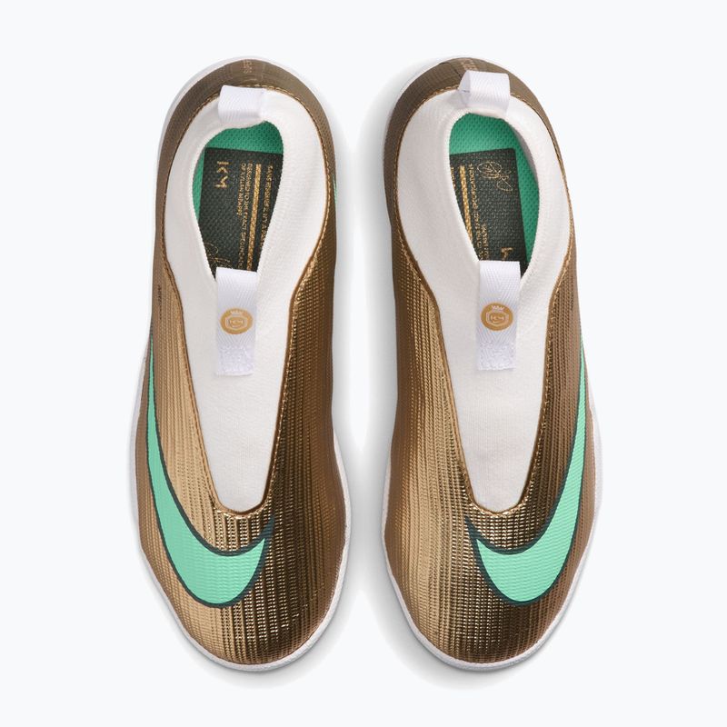 Gyermek focicipők Nike Jr. Mercurial Superfly 11 Academy "Kylian Mbappé" metallic gold/green glow 4