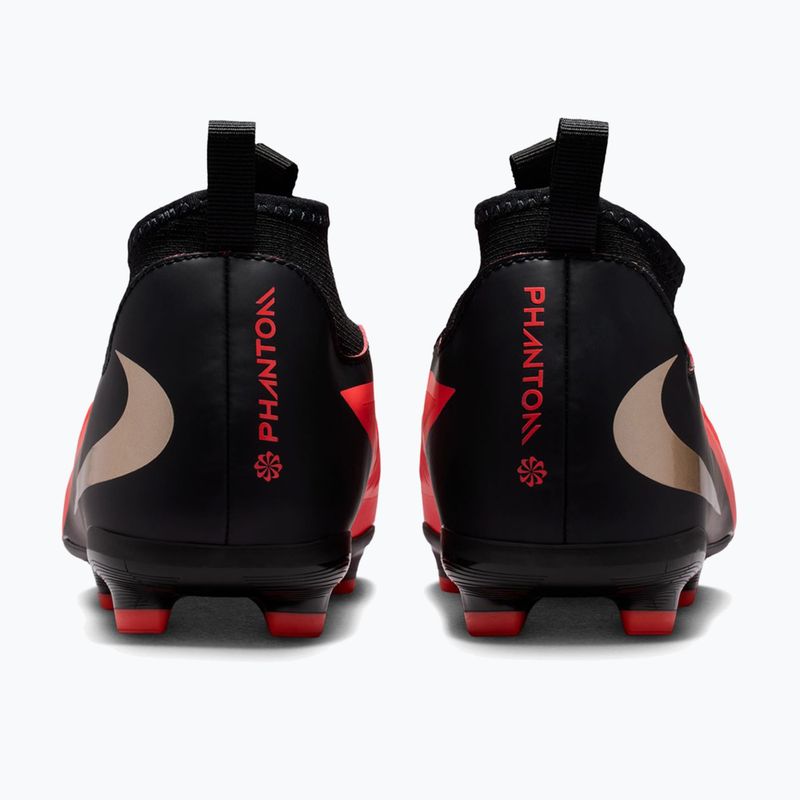 Gyermek focicipők Nike Jr. Phantom 6 High Academy Bright Crimson/Bright Crimson/Black 2