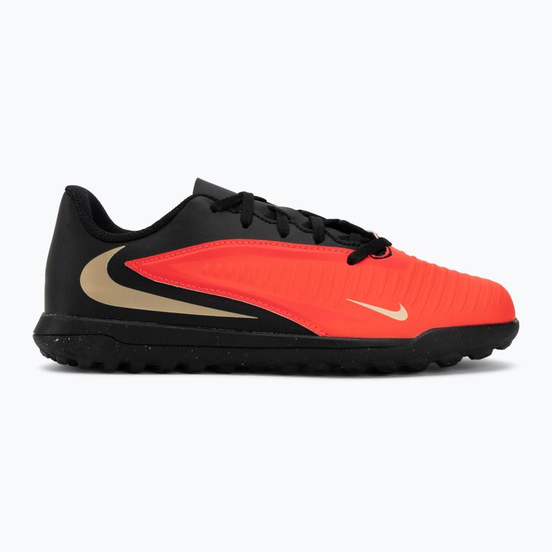 Gyermek focicipők Nike Jr. Phantom 6 Low Club Bright Crimson/Bright Crimson/Black 2