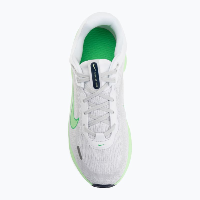 Gyerek futócipők Nike Stellar Ride white/photon dust/illusion green 5