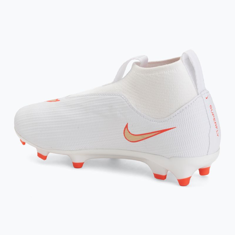 Gyermek focicipők Nike Jr. Mercurial Superfly 11 Academy white/bright crimson/blur 3
