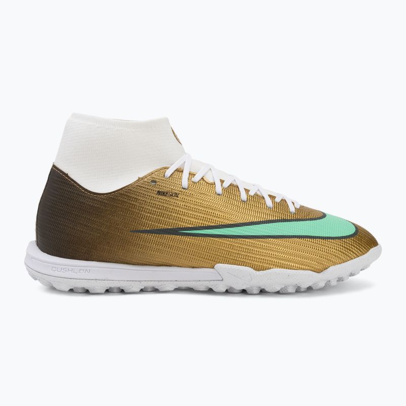 Férfi focicipők Nike Mercurial Superfly 11 Academy "Kylian Mbappé" metallic gold/green glow 2