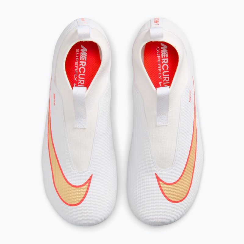 Gyermek focicipők Nike Jr. Mercurial Superfly 11 Academy white/bright crimson/blur 3