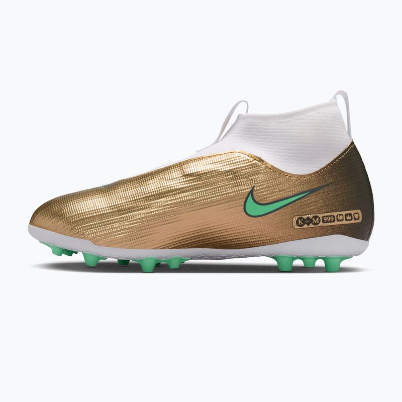 Gyermek focicipők Nike Jr. Mercurial Superfly 11 Academy "Kylian Mbappé" metallic gold/green glow 2