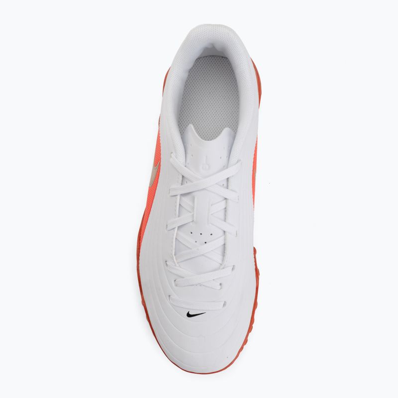Gyermek focicipők Nike Jr. Tiempo Maestro Club White/Bright Crimson/Blur 5