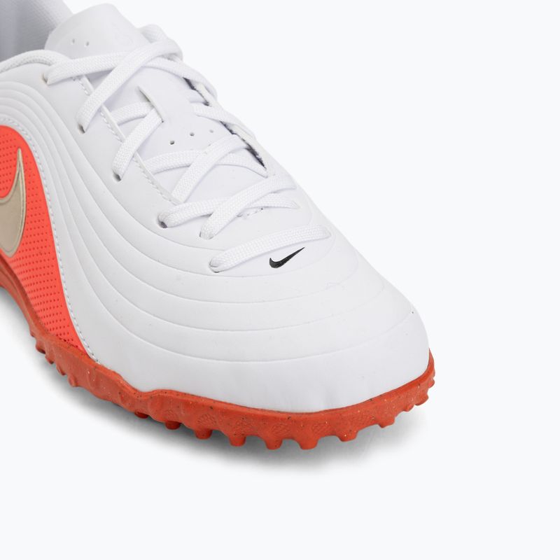 Gyermek focicipők Nike Jr. Tiempo Maestro Club White/Bright Crimson/Blur 7