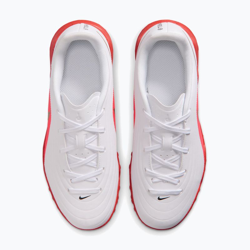 Gyermek focicipők Nike Jr. Tiempo Maestro Club White/Bright Crimson/Blur 3