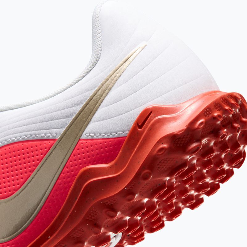 Gyermek focicipők Nike Jr. Tiempo Maestro Club White/Bright Crimson/Blur 6