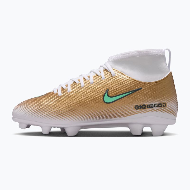 Gyermek focicipők Nike Jr. Mercurial Superfly 11 Club "Kylian Mbappé" metallic gold/green glow 2