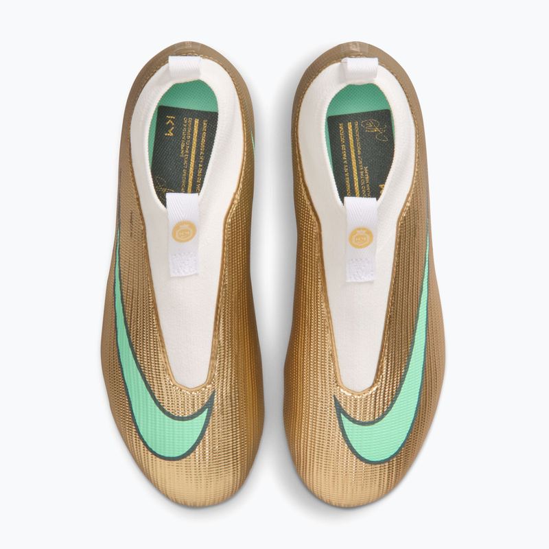Gyermek focicipők Nike Jr. Mercurial Superfly 11 Academy "Kylian Mbappé" metallic gold/green glow 4