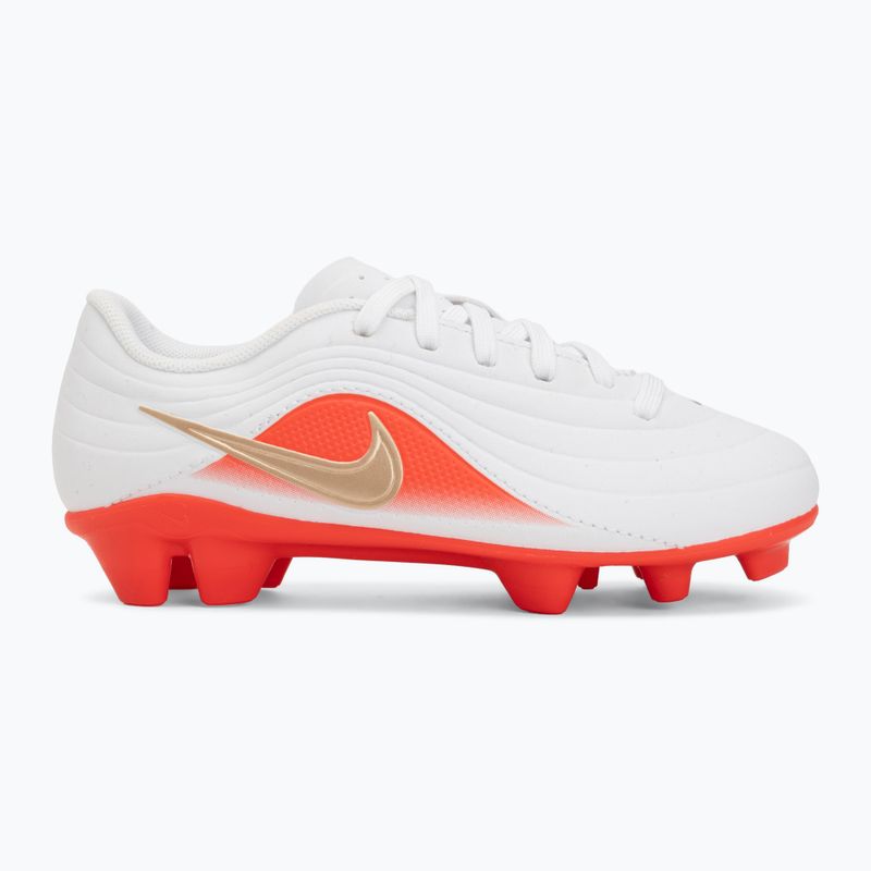 Gyermek focicipők Nike Jr. Tiempo Maestro Club White/Bright Crimson/Blur 2