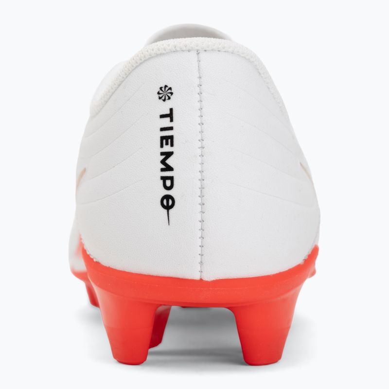 Gyermek focicipők Nike Jr. Tiempo Maestro Club White/Bright Crimson/Blur 6