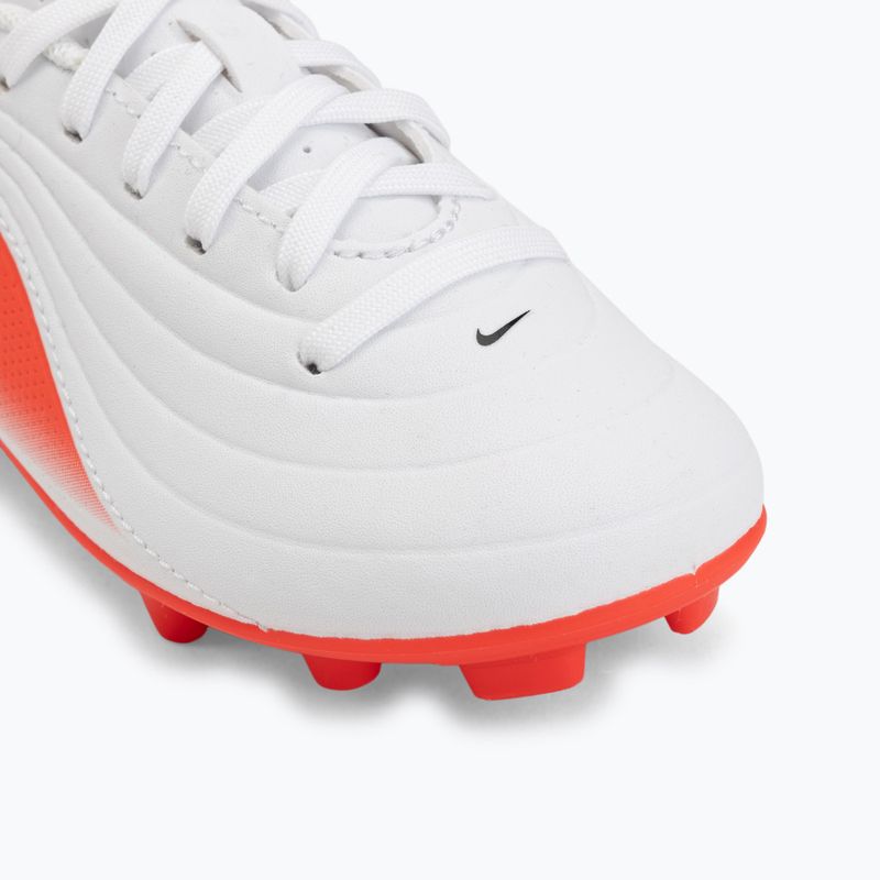 Gyermek focicipők Nike Jr. Tiempo Maestro Club White/Bright Crimson/Blur 7