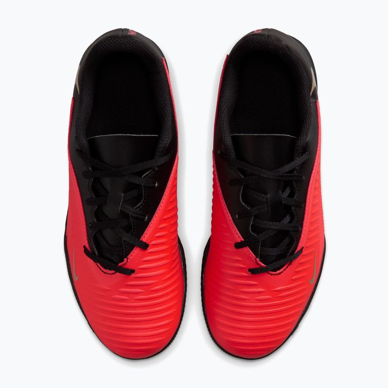 Gyermek focicipők Nike Jr. Phantom 6 Low Club Bright Crimson/Bright Crimson/Black 3