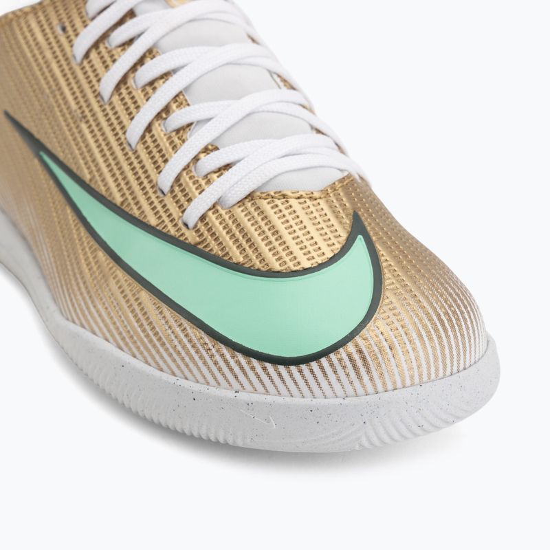 Gyermek focicipők Nike Jr. Mercurial Superfly 11 Club "Kylian Mbappé" metallic gold/green glow 7